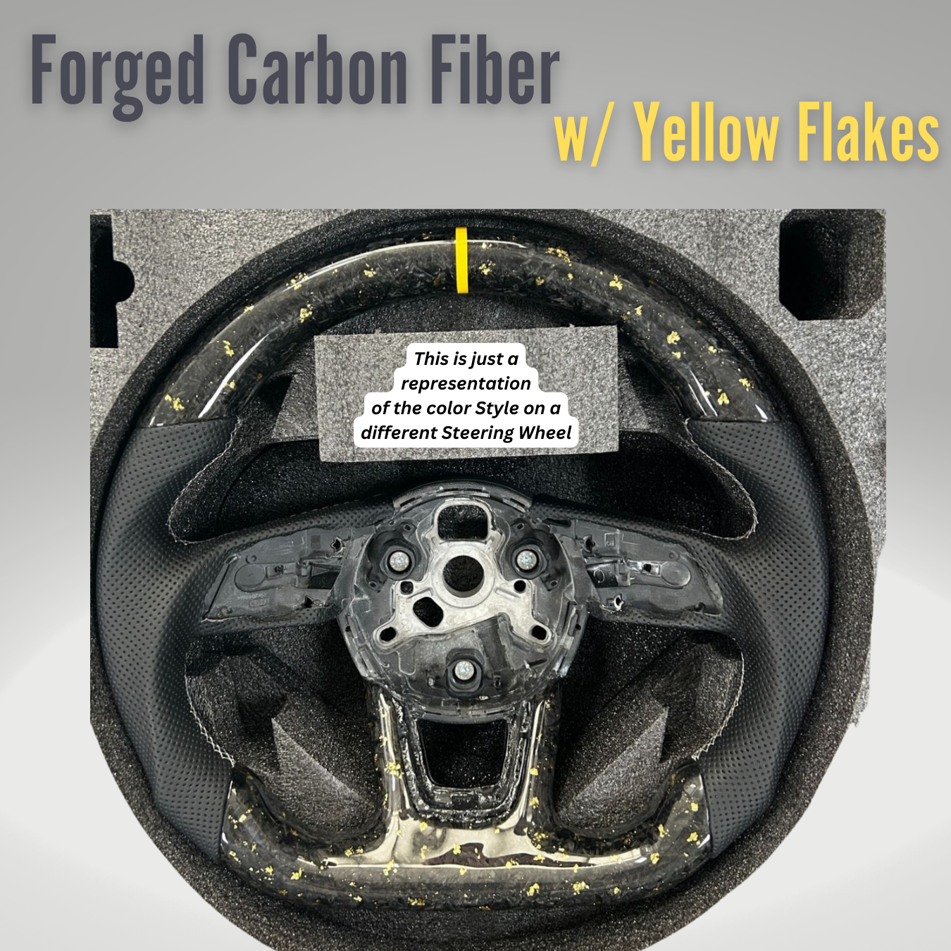 Carbon Fiber Steering Wheel Fully Customizable for Kia K5 (2021-2025)