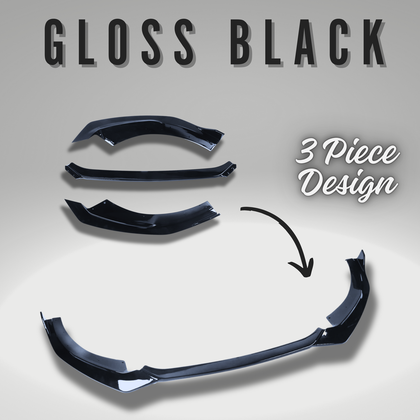 Front Lip for Kia K5 GT-Line & GT | Easy Installation with 3M Tape & Screws
