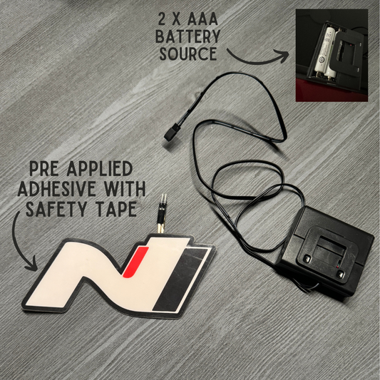 N Light Up Logo for Hyundai N Owners | Elantra N | Kona N | Veloster N