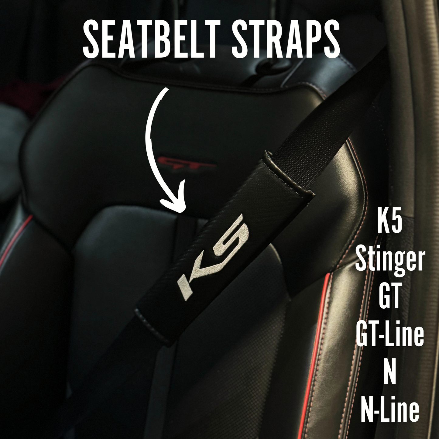Seatbelt Soft Straps K5 | Stinger | GT | GT-Line | N | N-Line