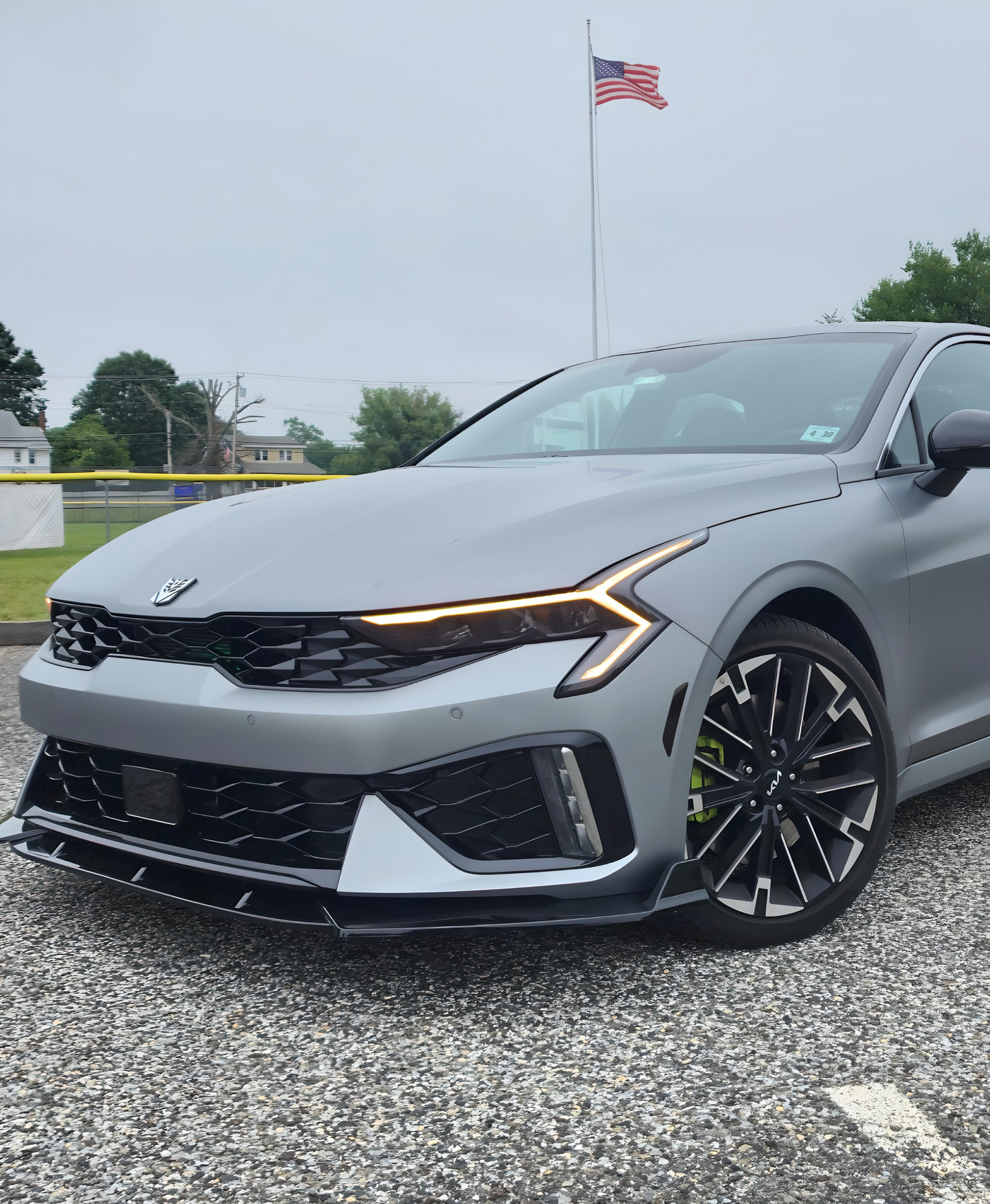 Low Profile Front Lip for Kia K5 2025 | Easy Installation with 3M Tape & Screws
