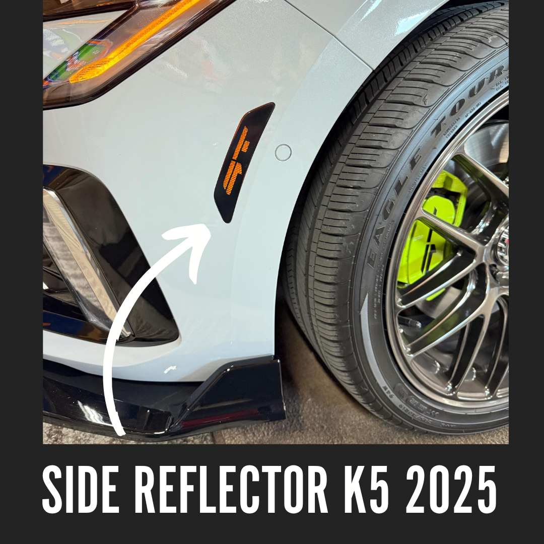Kia K5 (2025) Side Reflector Tint Cutout Overlays