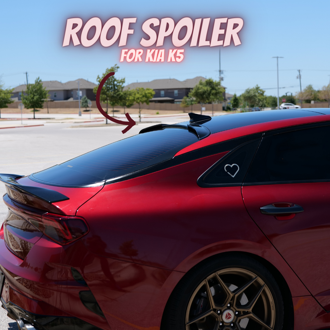 Kia K5 Roof Spoiler (2021-2024) | Easy Installation with 3M Tape
