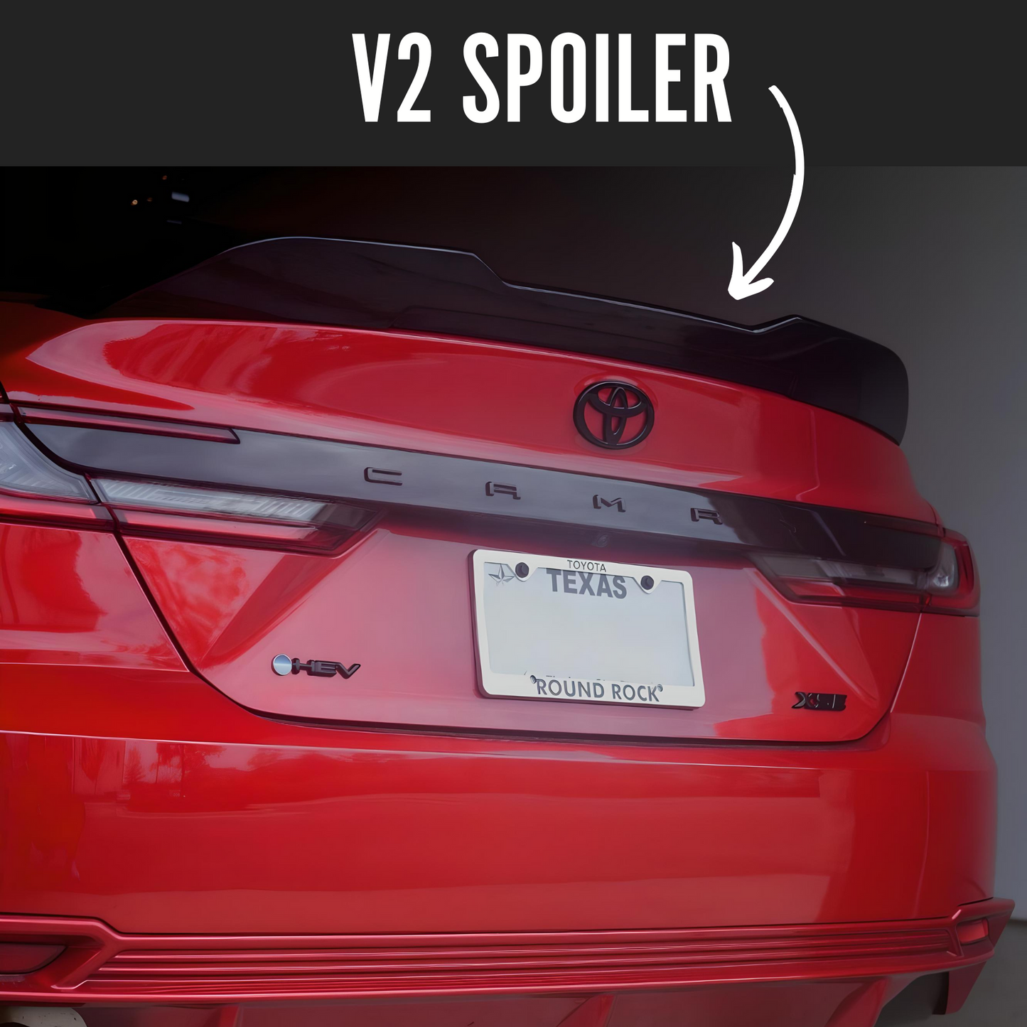 Toyota Camry V2 Spoiler (2025) | Easy Installation using 3M Tape