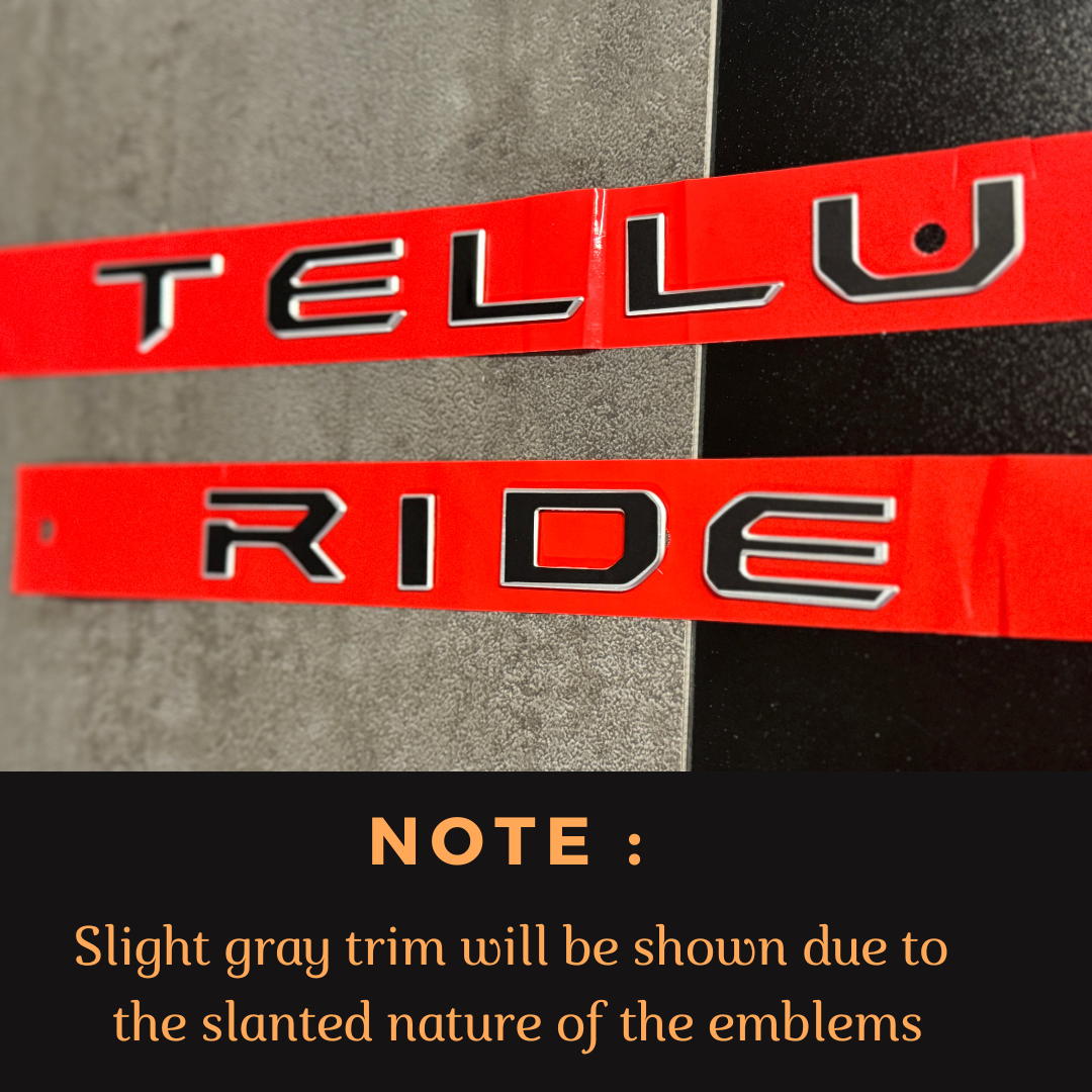 Telluride Letters Overlay (2-Pack) | Kia Telluride (2023-2025)