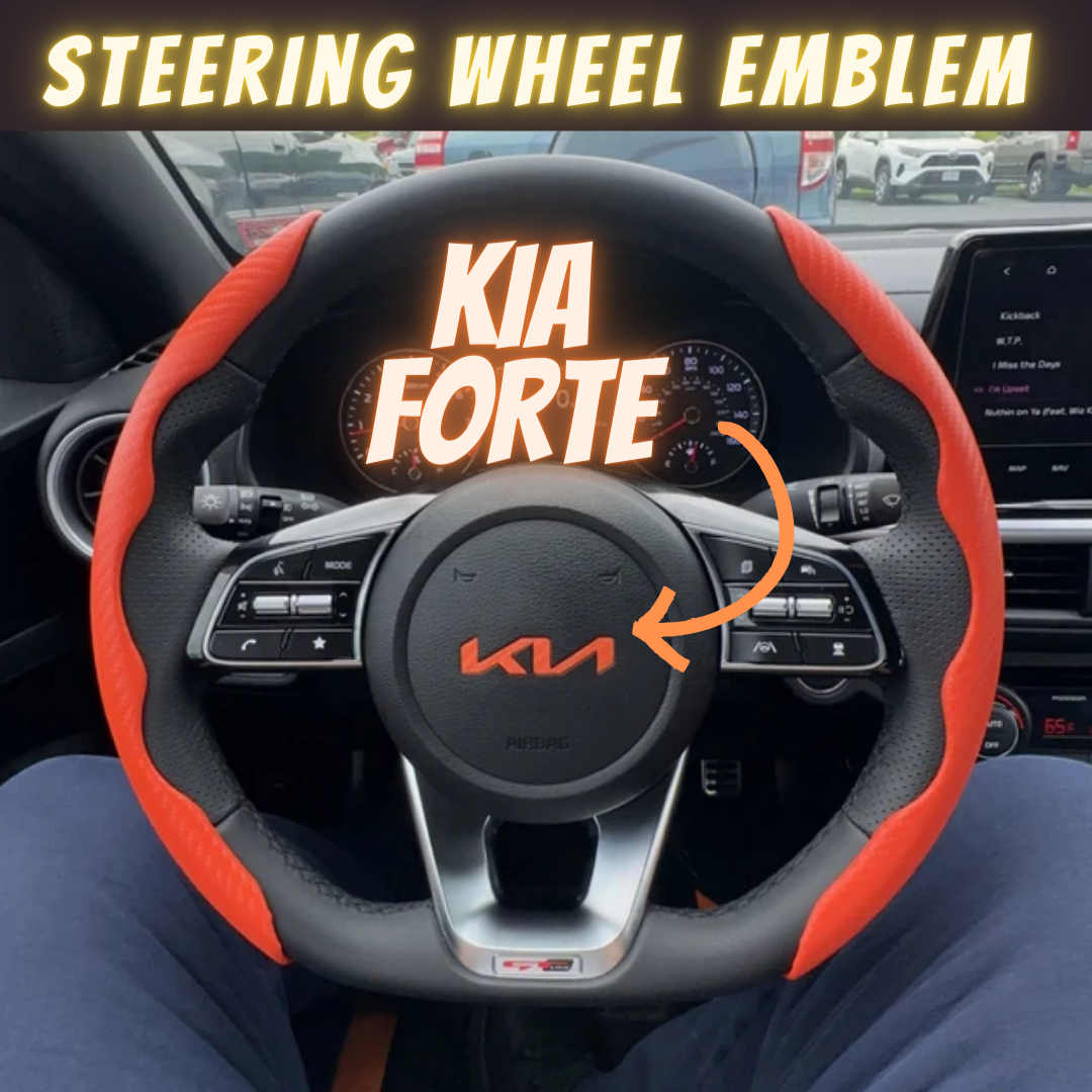 Steering Wheel Overlay Kia Forte (2022-2024) | Perfect Fit and Easy Installation