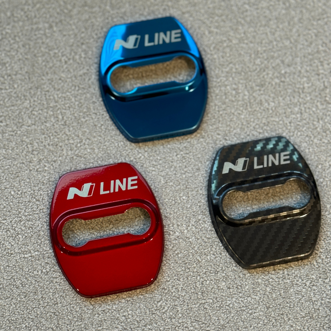 N / N-Line Door Lock Covers for Elantra / Kona / Veloster (2021-2024)