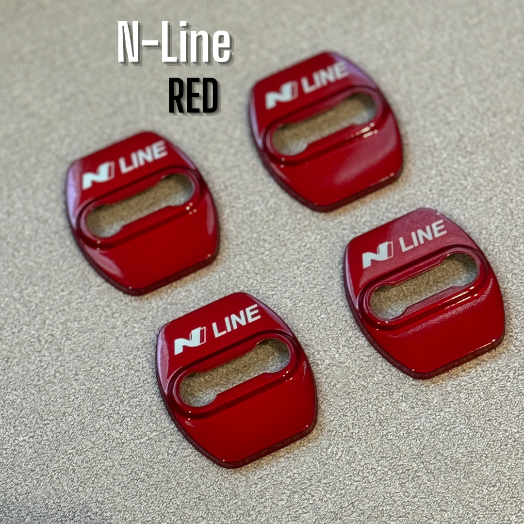 N / N-Line Door Lock Covers for Elantra / Kona / Veloster (2021-2024)