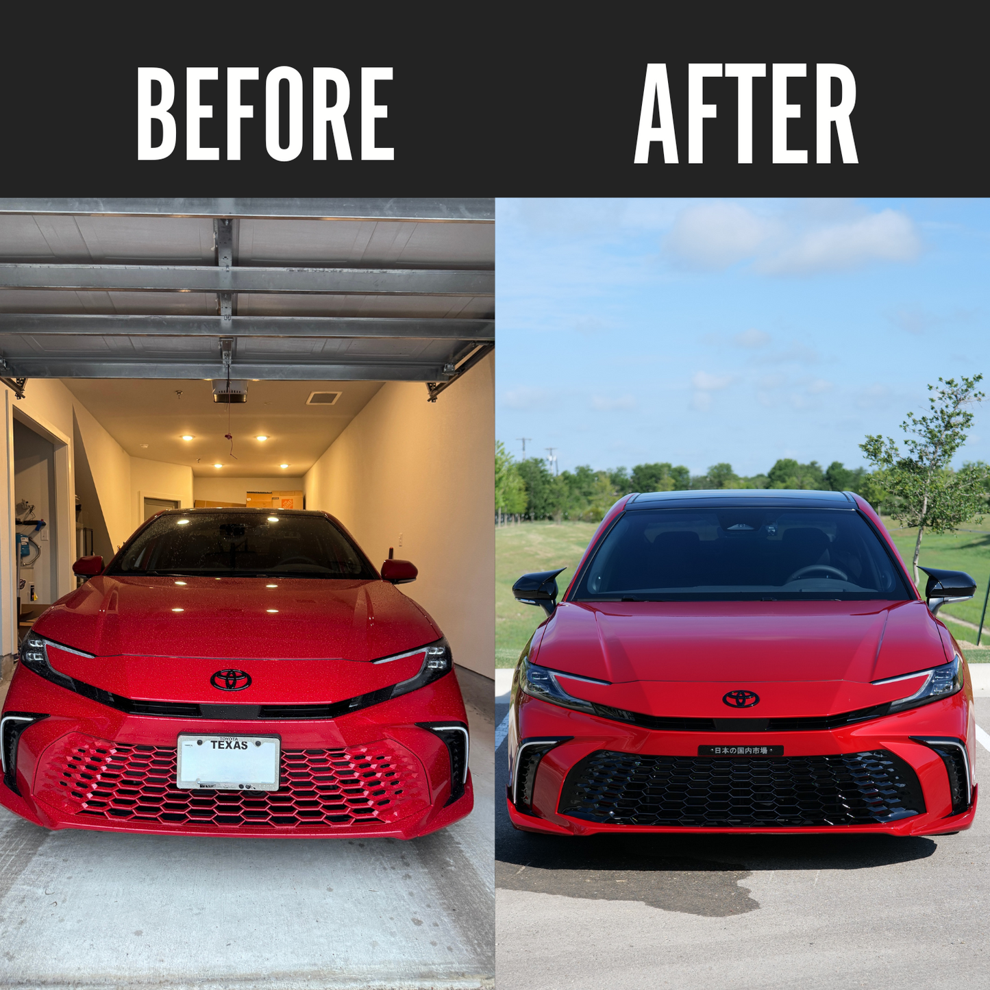 Toyota Camry Front Grill SE / XSE (2025) | Easy Installation OEM Swap | Gloss Black