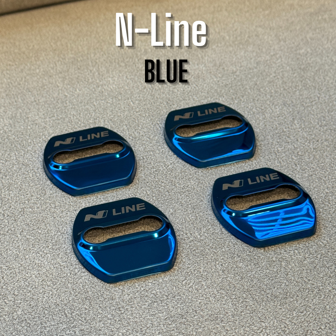 N / N-Line Door Lock Covers for Elantra / Kona / Veloster (2021-2024)