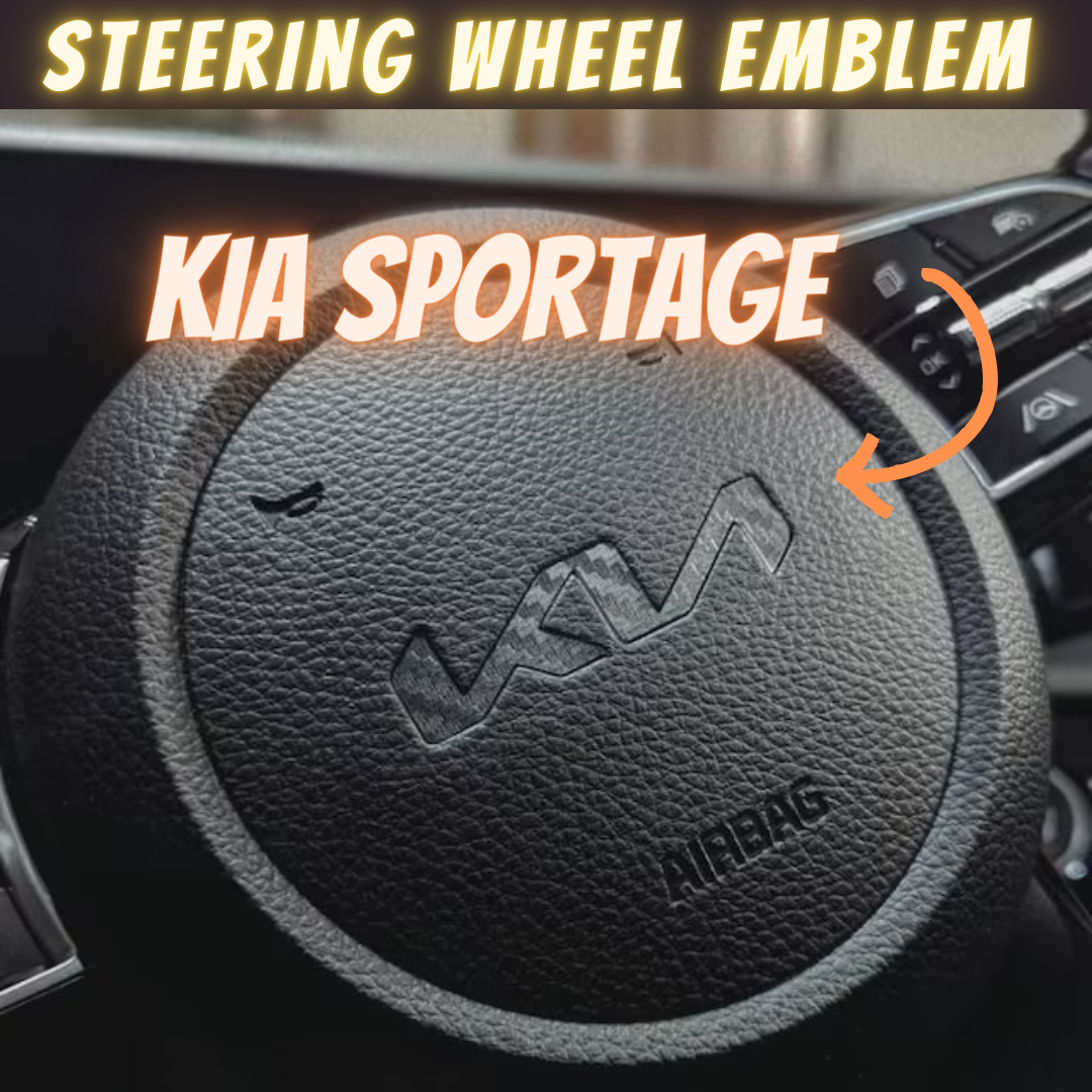 Steering Wheel Overlay Kia Sportage (2022-2024) | Perfect Fit and Easy Installation