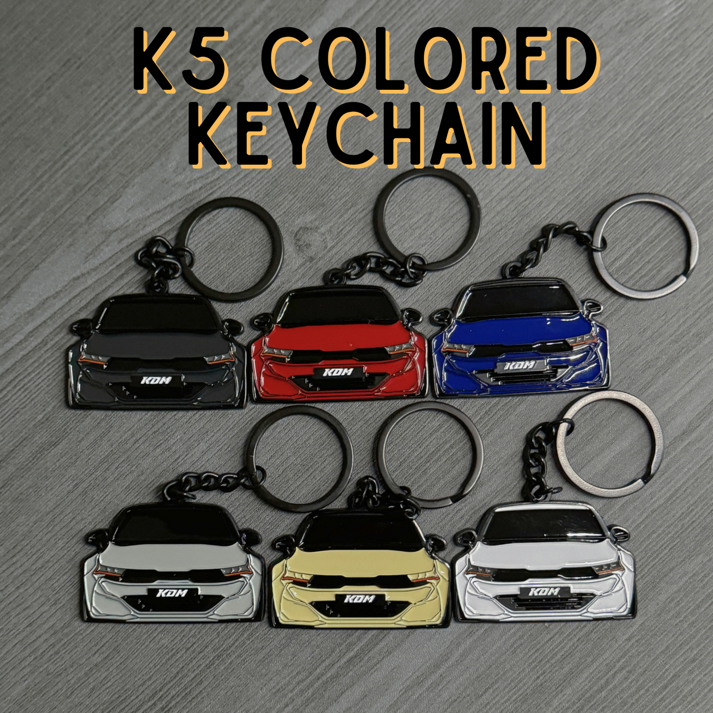 K5 (2021-2024) Molded Keychain for Kia K5 Owners | Perfect Gift for Kia K5 Enthusiasts