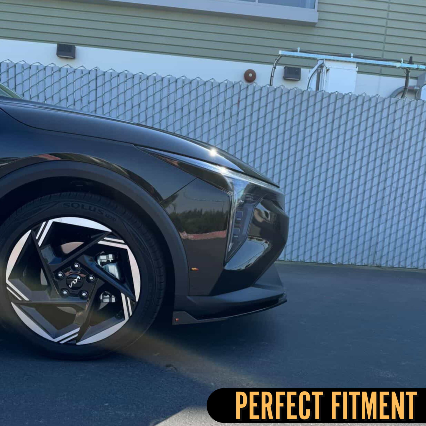 Front Lip for Kia K4 (GT-Line & GT-Line Turbo) | Easy Installation with 3M Tape & Screws