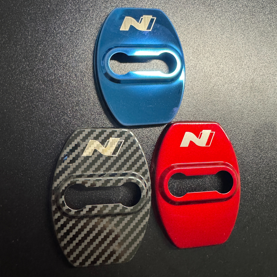N / N-Line Door Lock Covers for Elantra / Kona / Veloster (2021-2024)