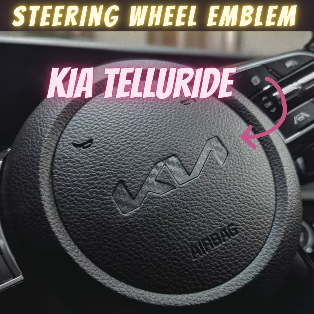 Steering Wheel Overlay Kia Telluride (2022-2025) | Perfect Fit and Easy Installation