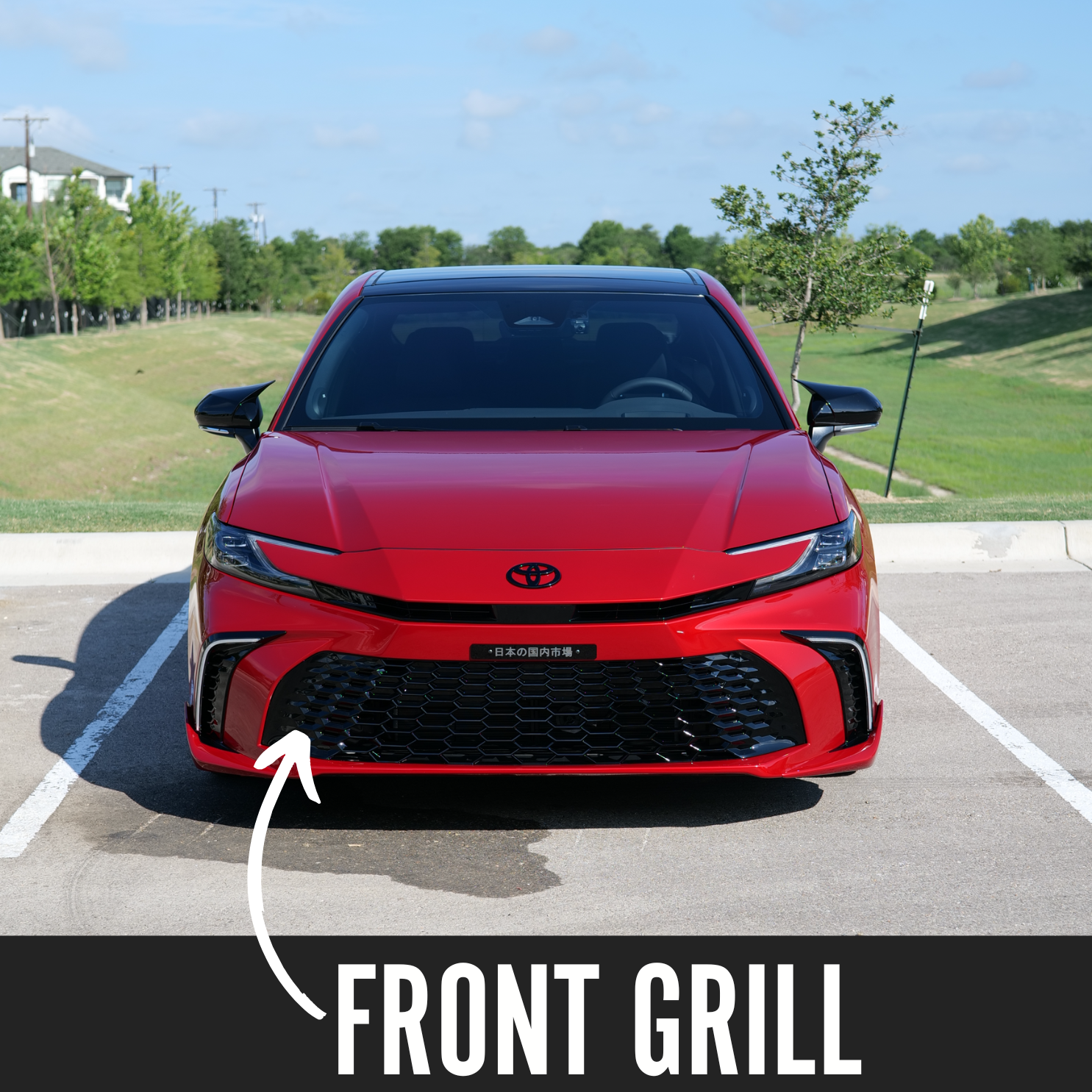 For 2021-2024 Toyota Camry SE XSE Glossy Black Front Lower Grille For 2021-2024 Toyota Camry SE XSE Glossy Black Front Lower Grille