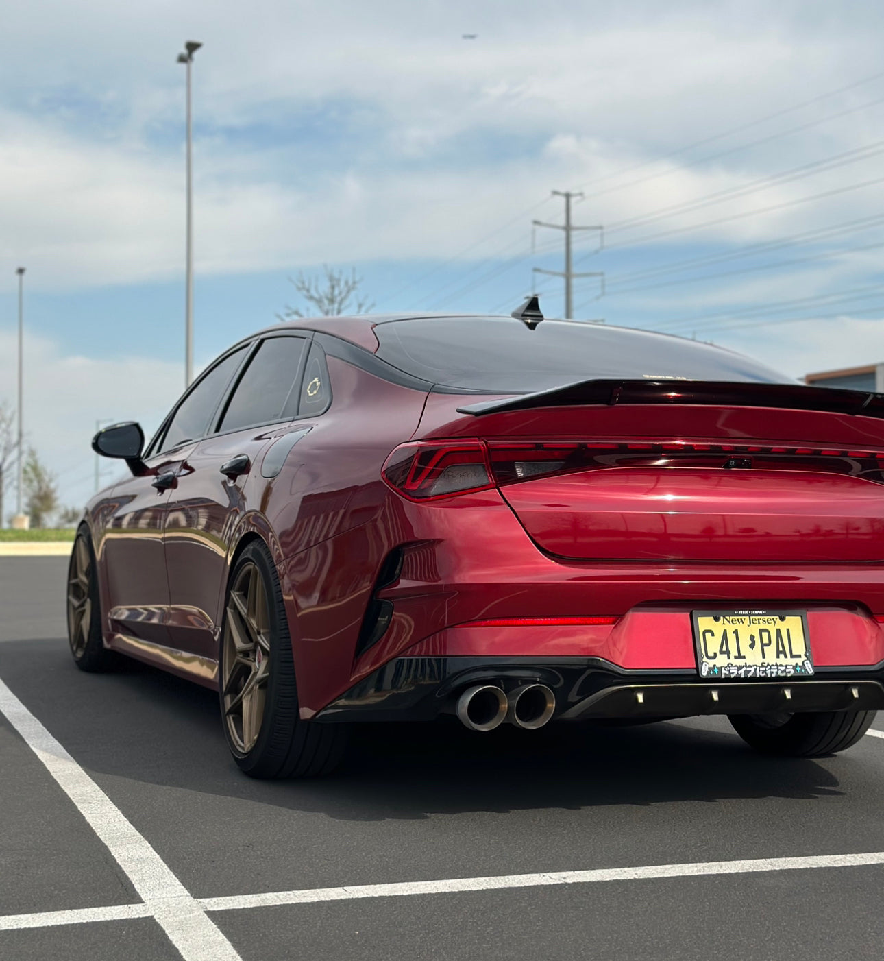 Kia K5 Duckbill Style Spoiler (2021-2024) | Easy Installation using 3M Tape