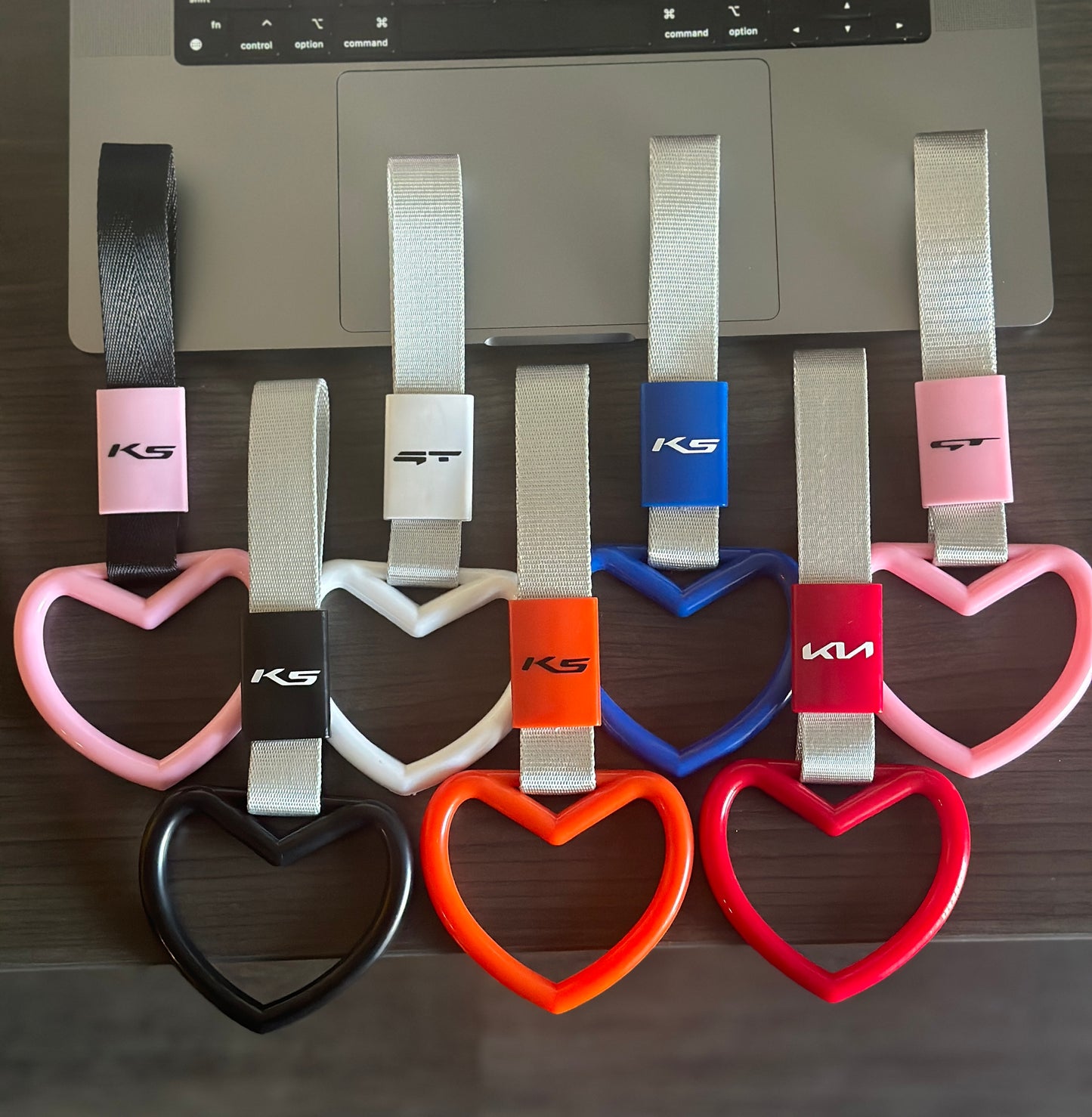 Heart Tsurikawa Pull Ring | KIA | K5 | GT Car Accessories | Easy Installation