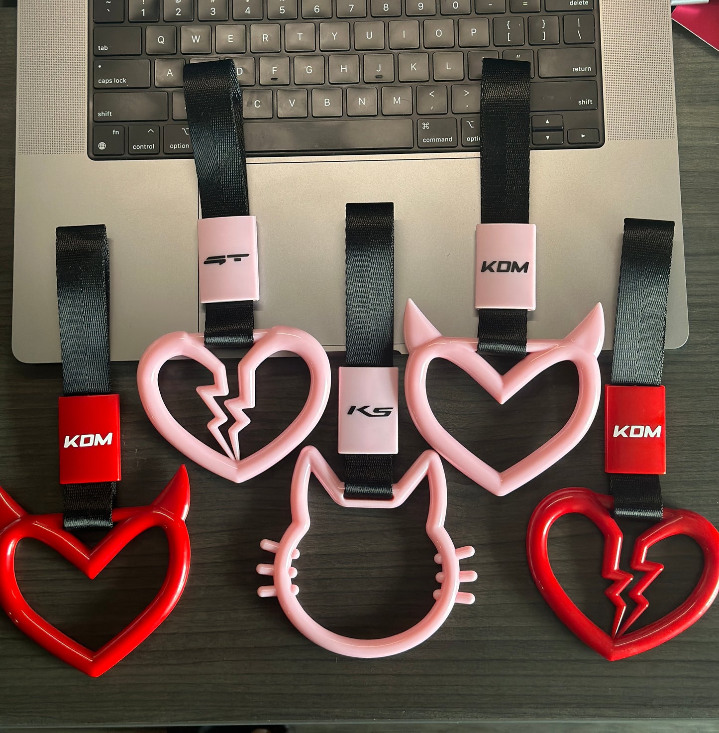 Heart Tsurikawa Pull Ring | KIA | K5 | GT Car Accessories | Easy Installation