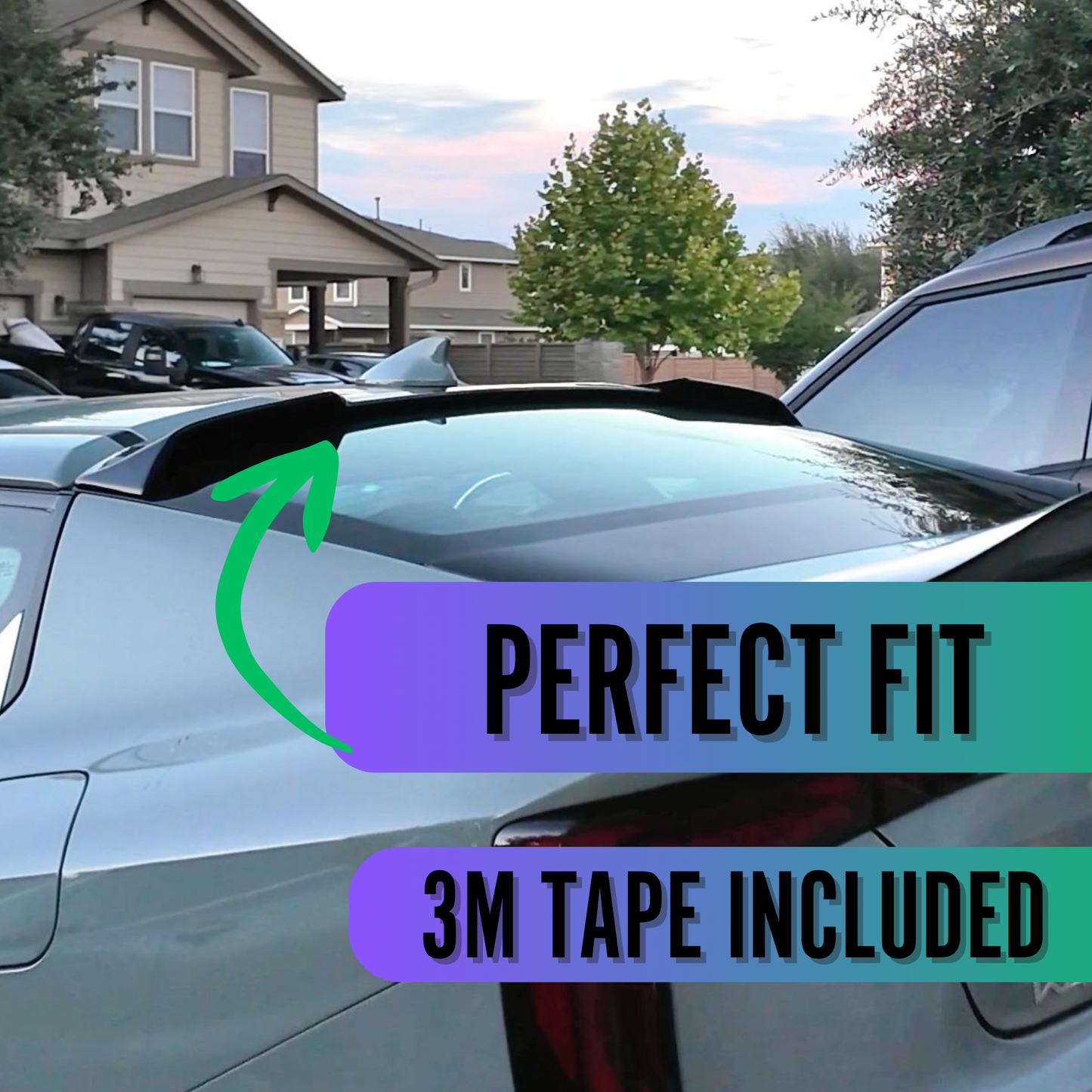 Kia K4 Roof Spoiler (2025-2027) | Easy Installation using 3M Tape