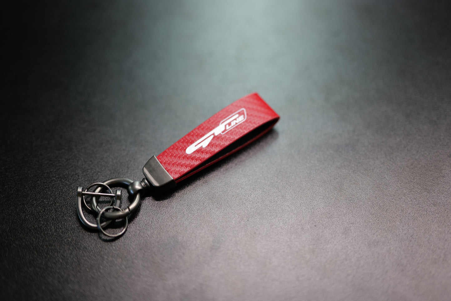 GT-line/GT Carbon Fiber Pattern Keychain - Perfect Fit for Kia Enthusiasts