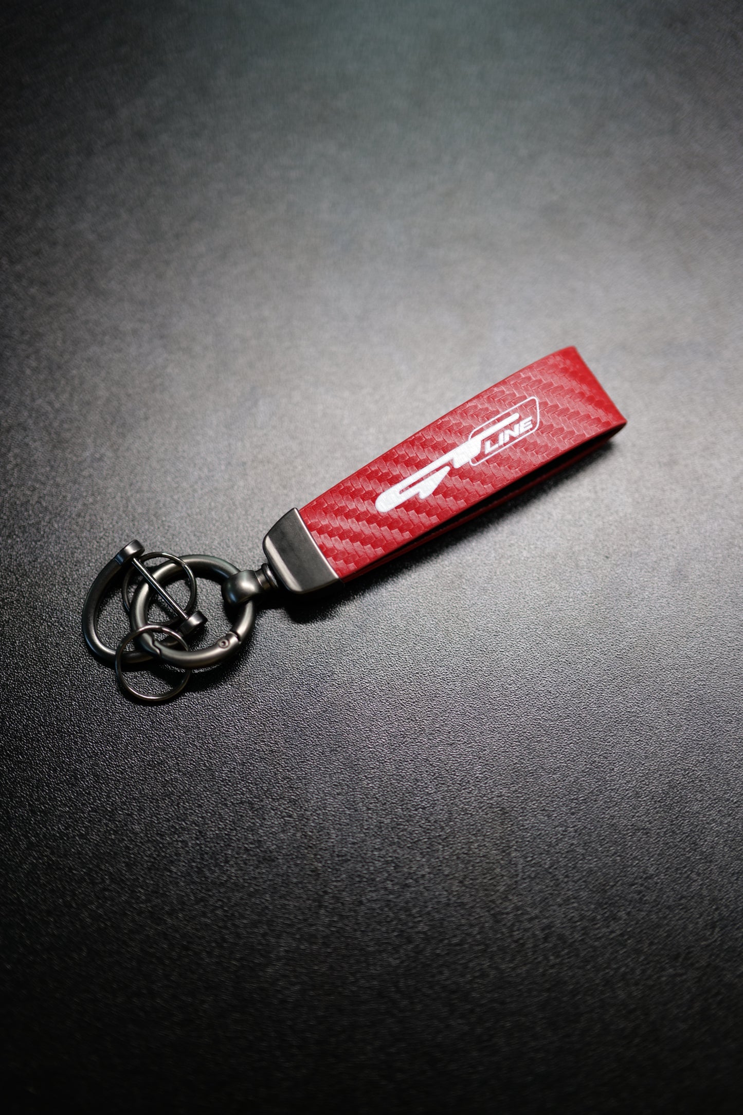 GT-line/GT Carbon Fiber Pattern Keychain - Perfect Fit for Kia Enthusiasts