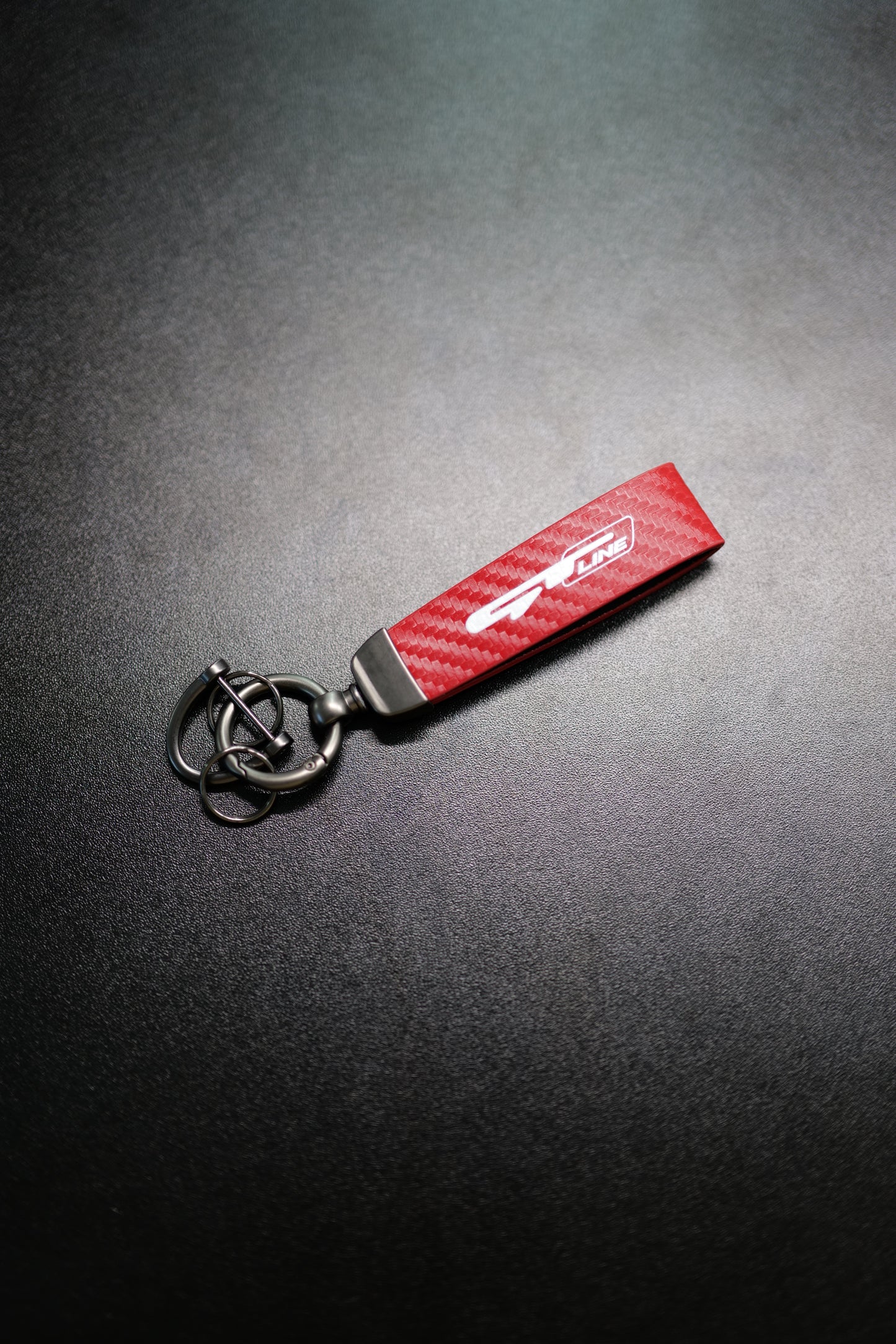 GT-line/GT Carbon Fiber Pattern Keychain - Perfect Fit for Kia Enthusiasts