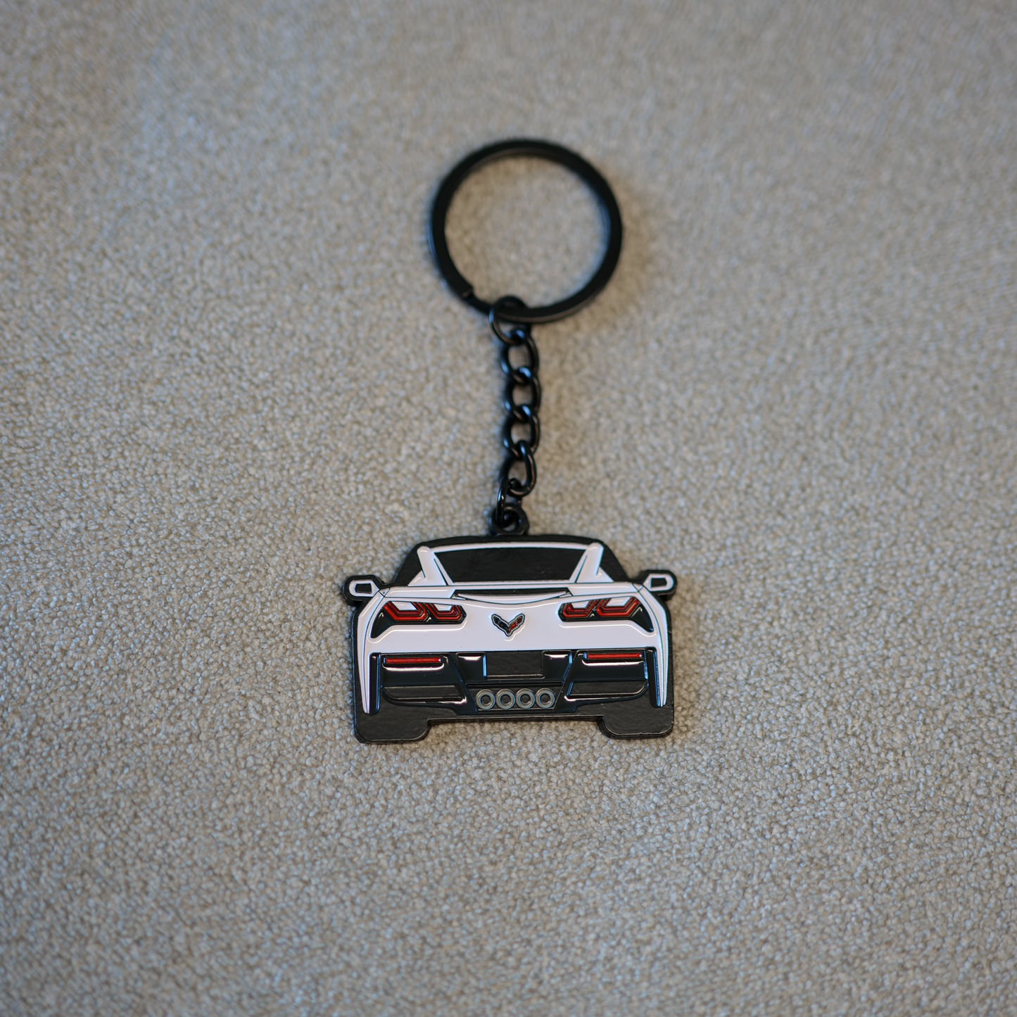 C7 Corvette Molded Keychain for Corvette Owners | Perfect Gift for Corvette Enthusiasts