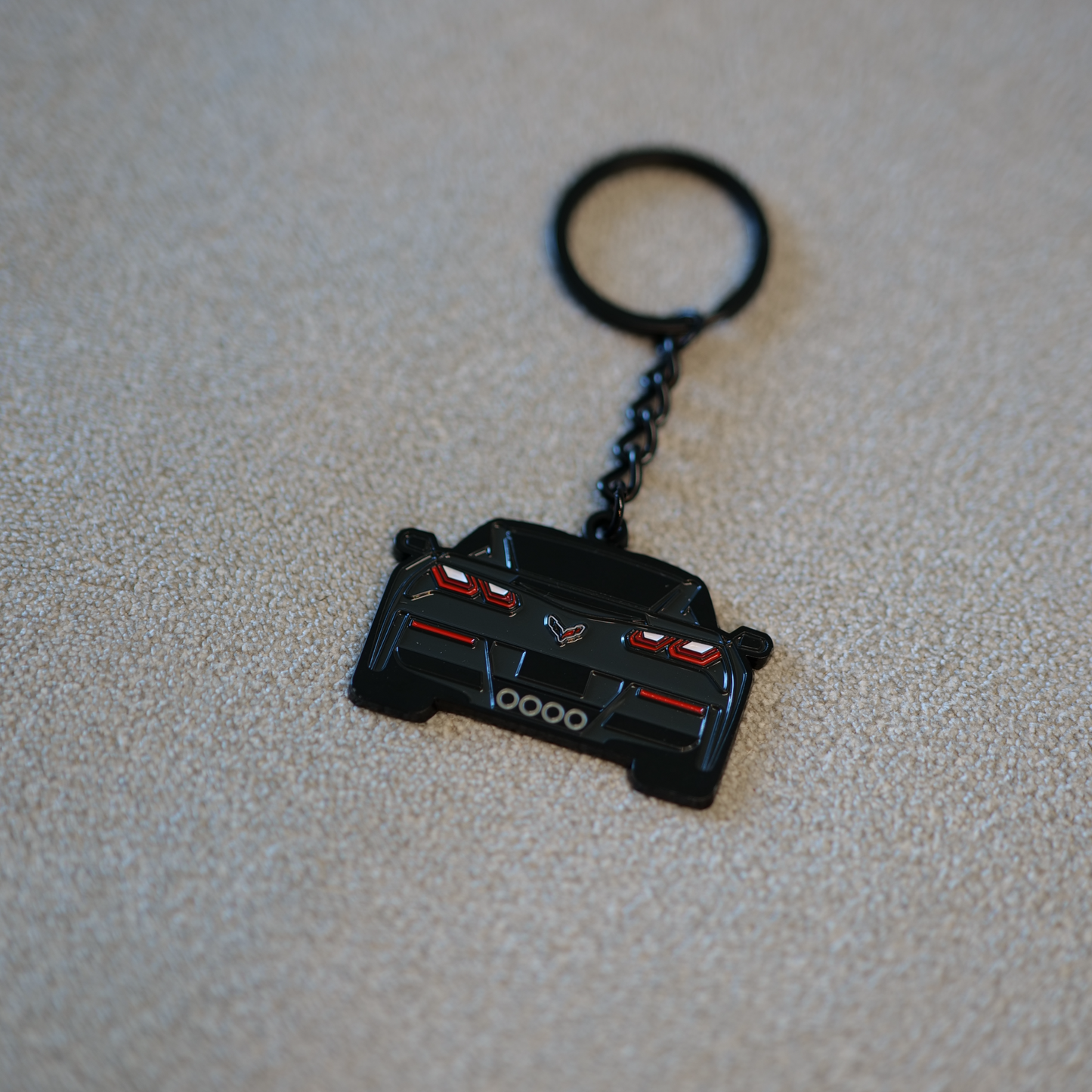 C7 Corvette Molded Keychain for Corvette Owners | Perfect Gift for Corvette Enthusiasts