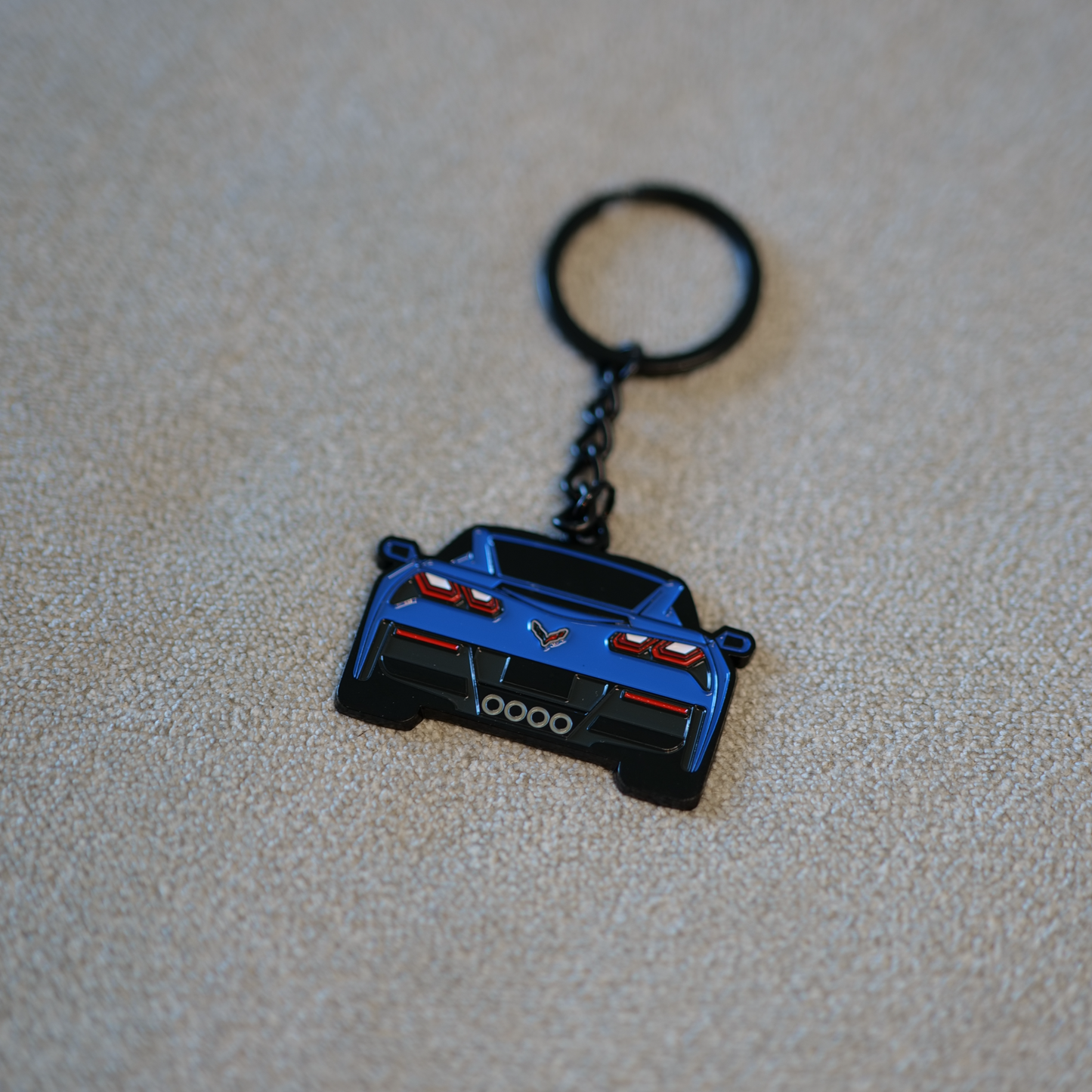 C7 Corvette Molded Keychain for Corvette Owners | Perfect Gift for Corvette Enthusiasts