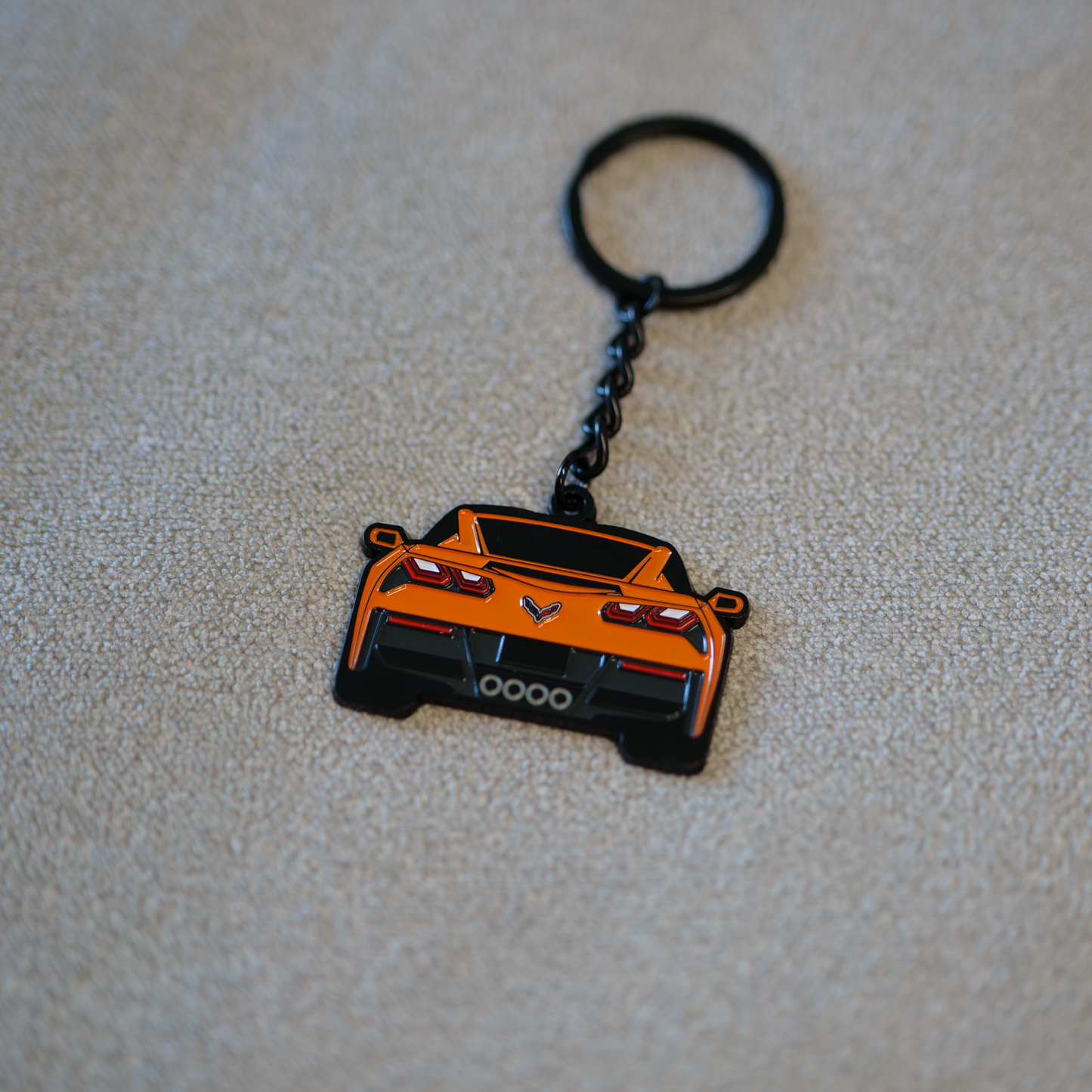 C7 Corvette Molded Keychain for Corvette Owners | Perfect Gift for Corvette Enthusiasts