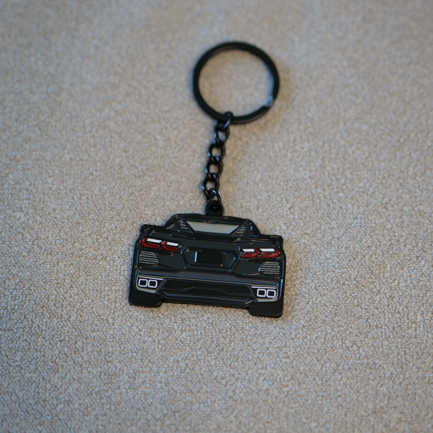 C8 Corvette Molded Keychain for Corvette Owners | Perfect Gift for Corvette Enthusiasts