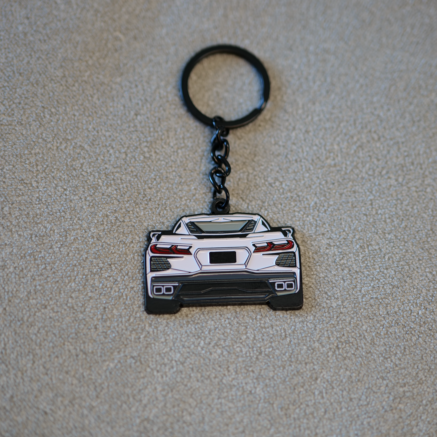 C8 Corvette Molded Keychain for Corvette Owners | Perfect Gift for Corvette Enthusiasts