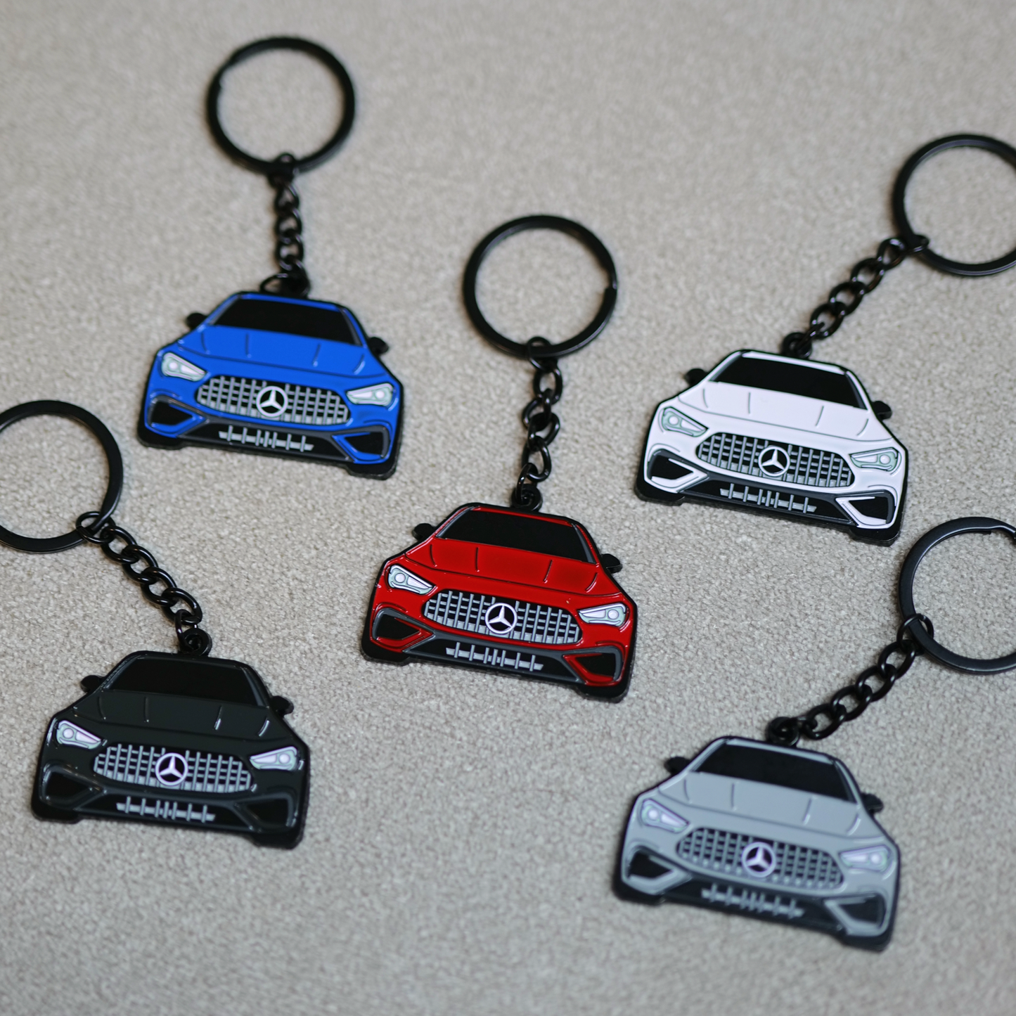 Mercedes Molded Keychain for Mercedes Owners | Perfect Gift for Mercedes Enthusiasts
