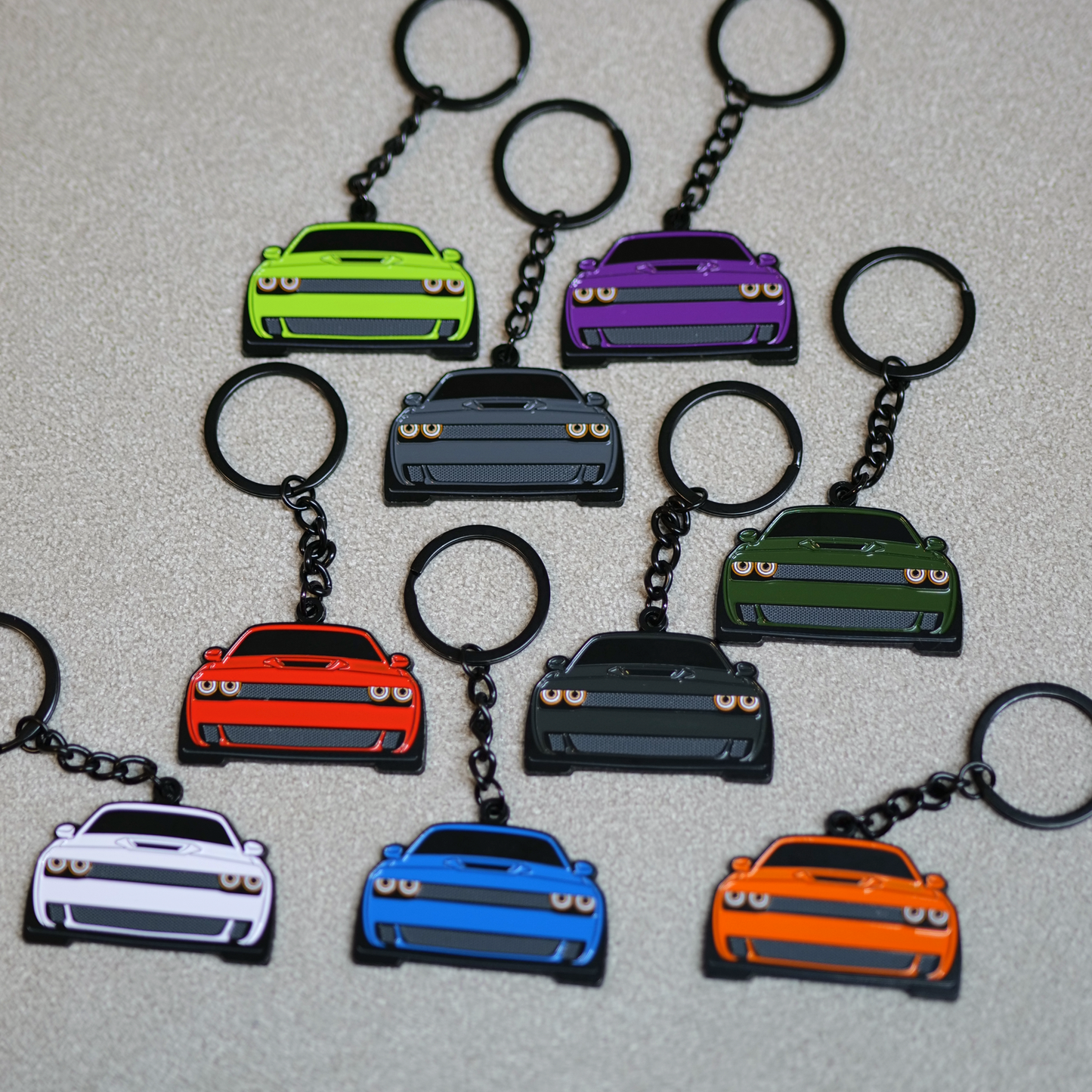 Dodge Challenger Molded Keychain for Challenger Owners | Perfect Gift for Dodge Enthusiasts