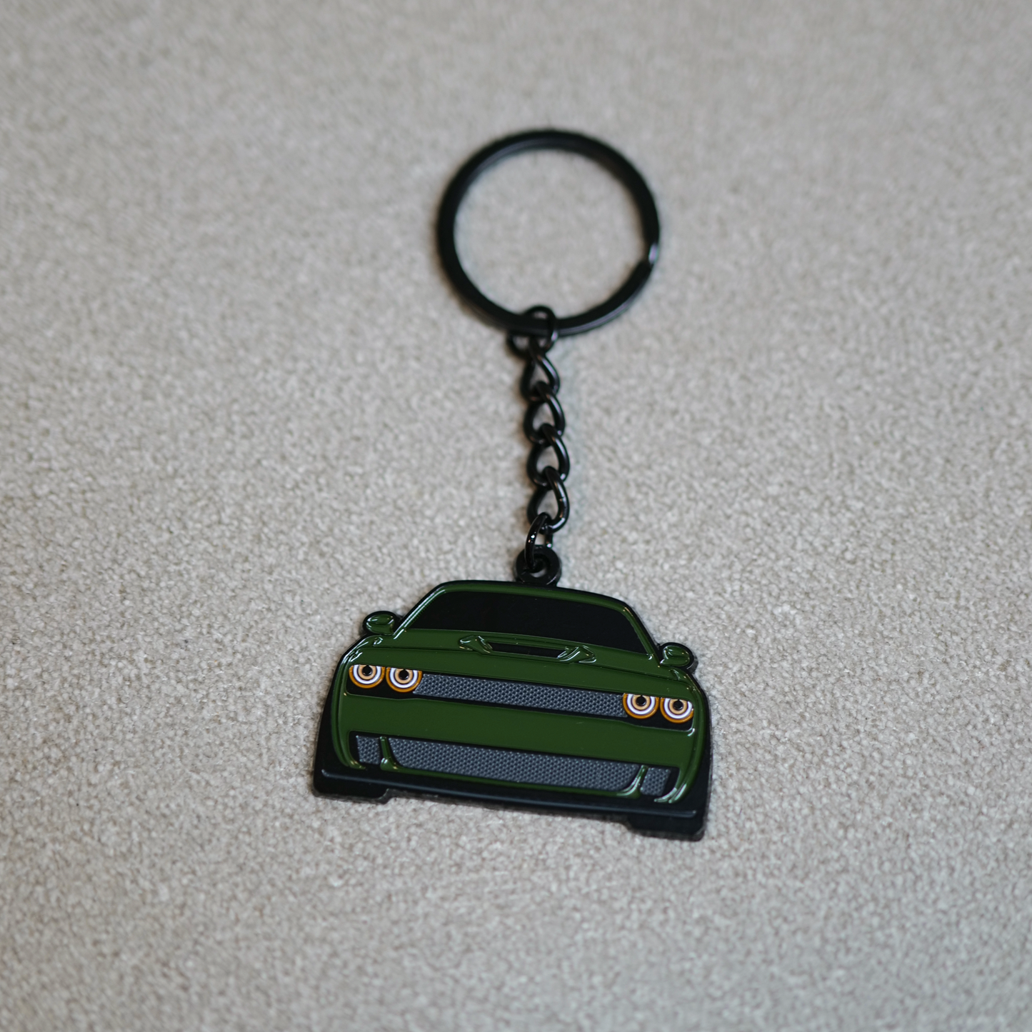Dodge Challenger Molded Keychain for Challenger Owners | Perfect Gift for Dodge Enthusiasts