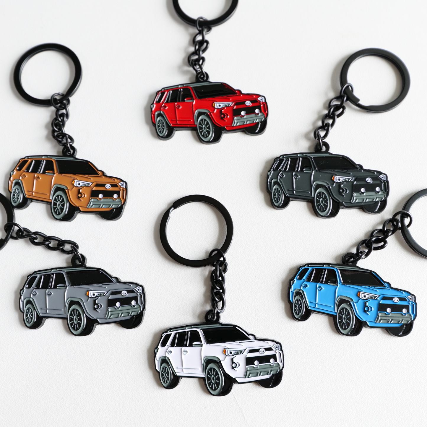 4Runner 5th Gen Metal Keychain | Car Keychains Gifts for Him & Her