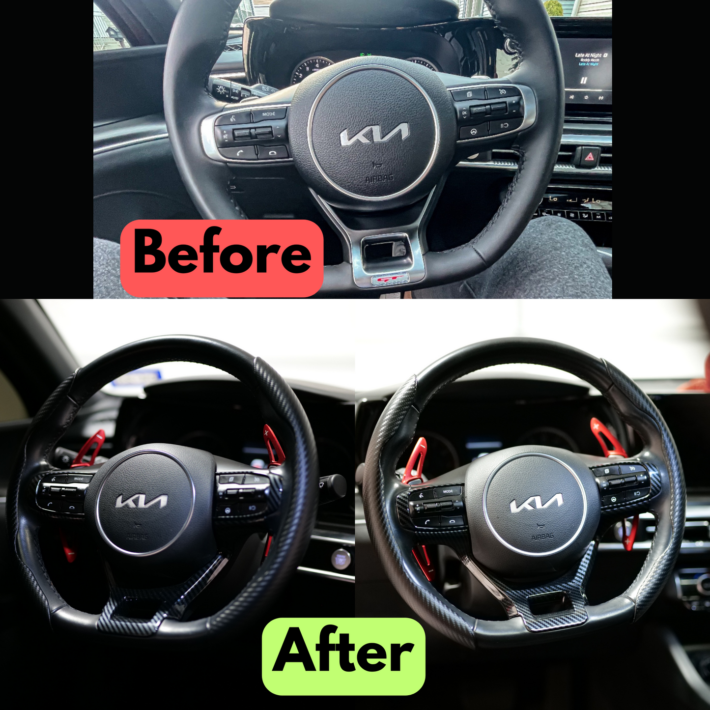 Kia K5 GT Pedal Shifter Extensions (2021-2024)