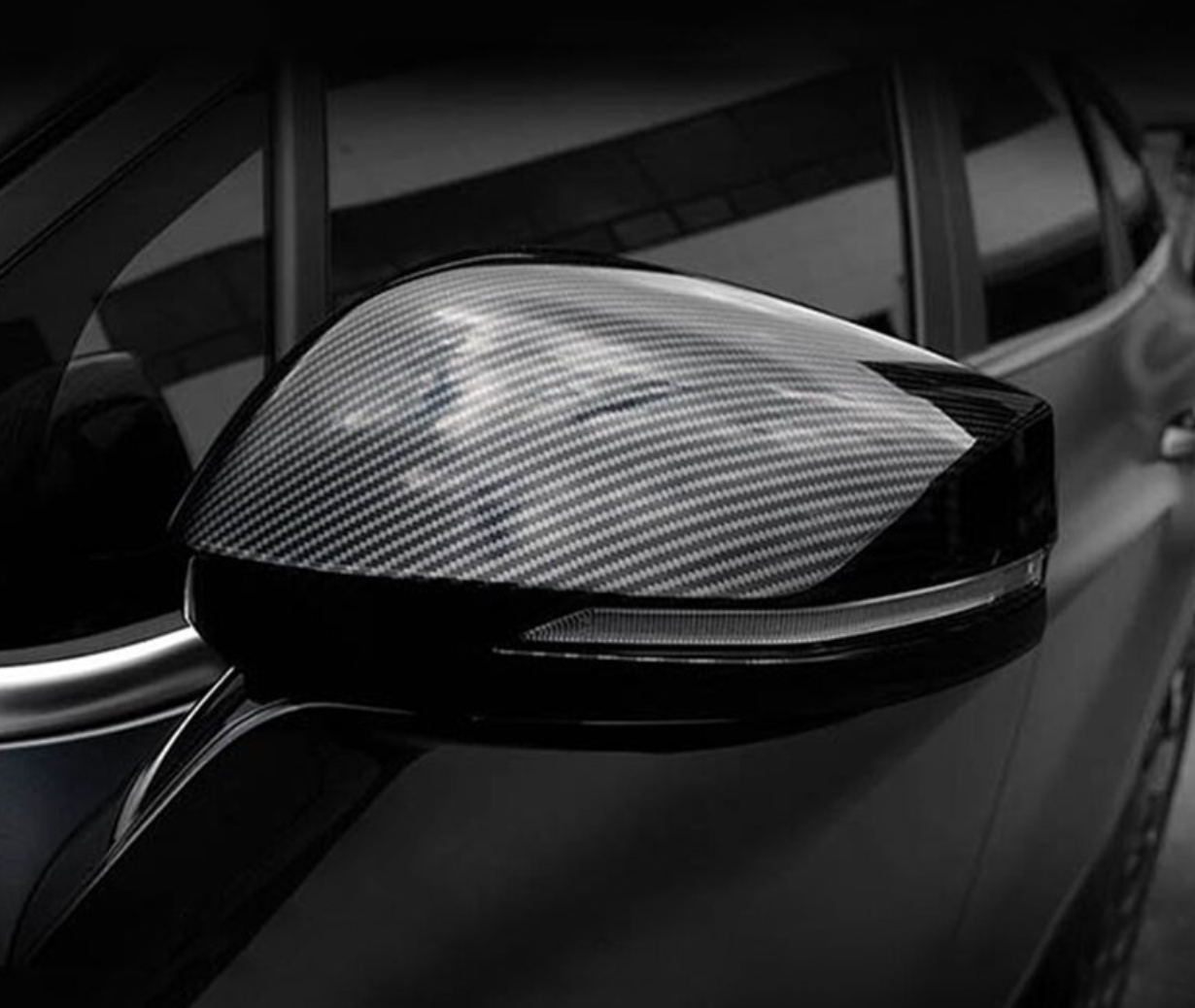 Kia Sportage Side Mirror Covers Carbon Fiber (2022-2024)