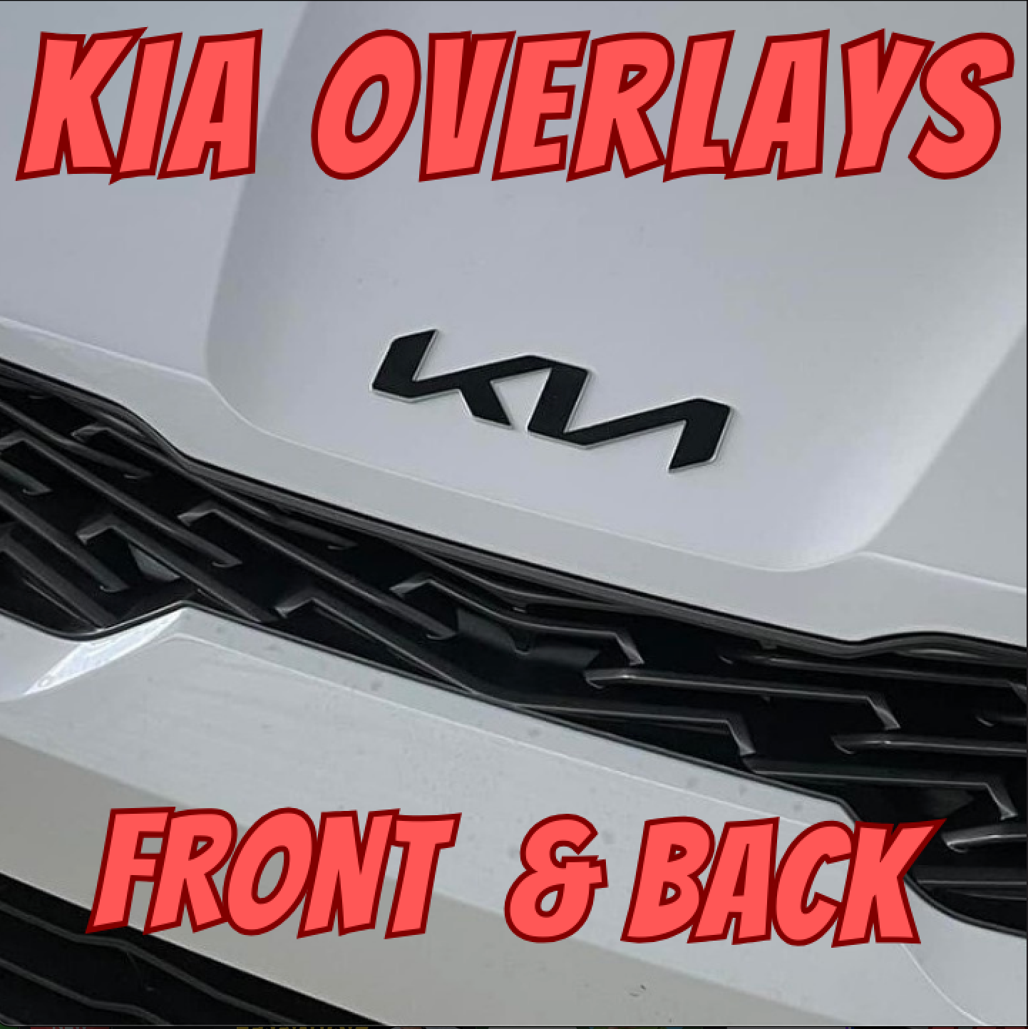 Kia K5 Overlays Front & Back (2022-2025) | Perfect Fit and Easy Installation