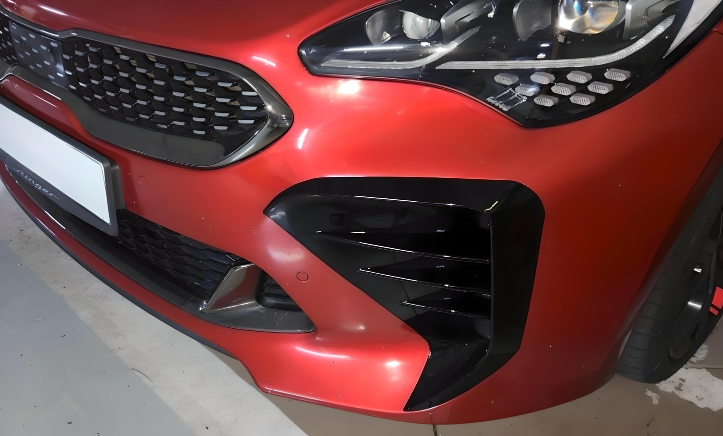 Front Grill Louvers for Kia Stinger | Easy Installation with 3M Tape