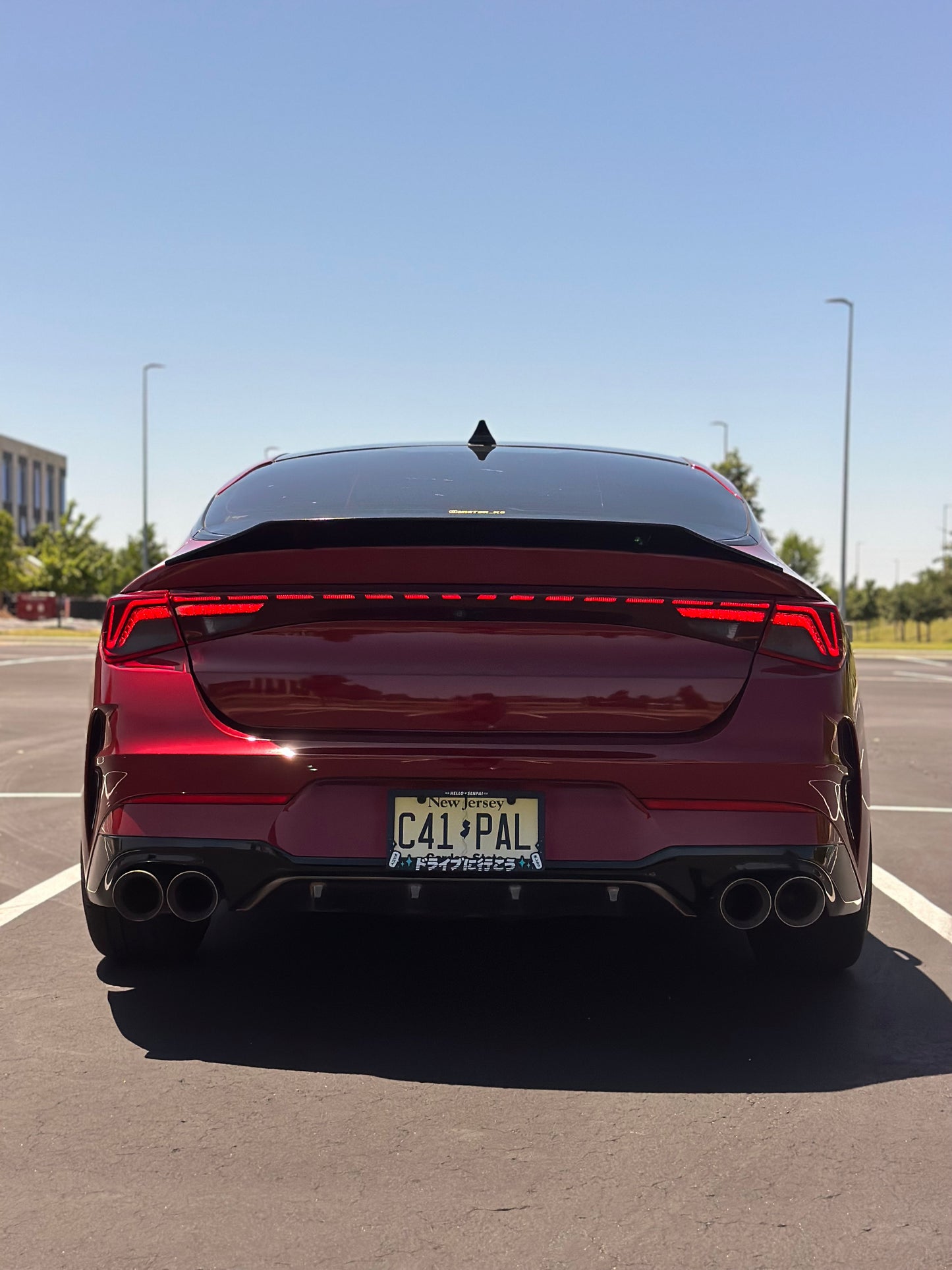 Kia K5 Duckbill Style Spoiler (2021-2024) | Easy Installation using 3M Tape