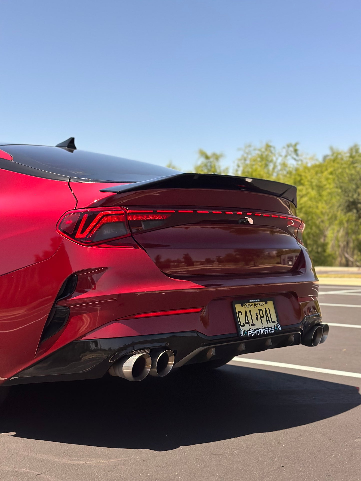 Kia K5 Duckbill Style Spoiler (2021-2024) | Easy Installation using 3M Tape