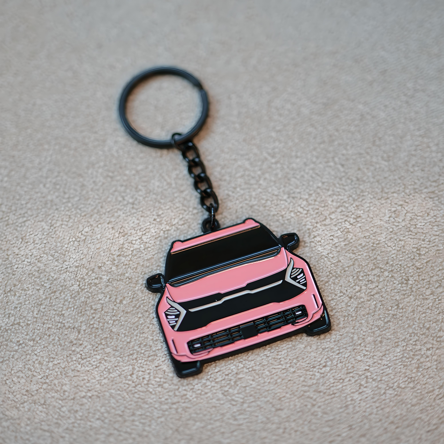 Exclusive Pink Molded Keychains | Supra / K5 / Stinger / Forte / Elantra / BMW / Mustang / Camaro / Tesla | Breast Cancer Awareness