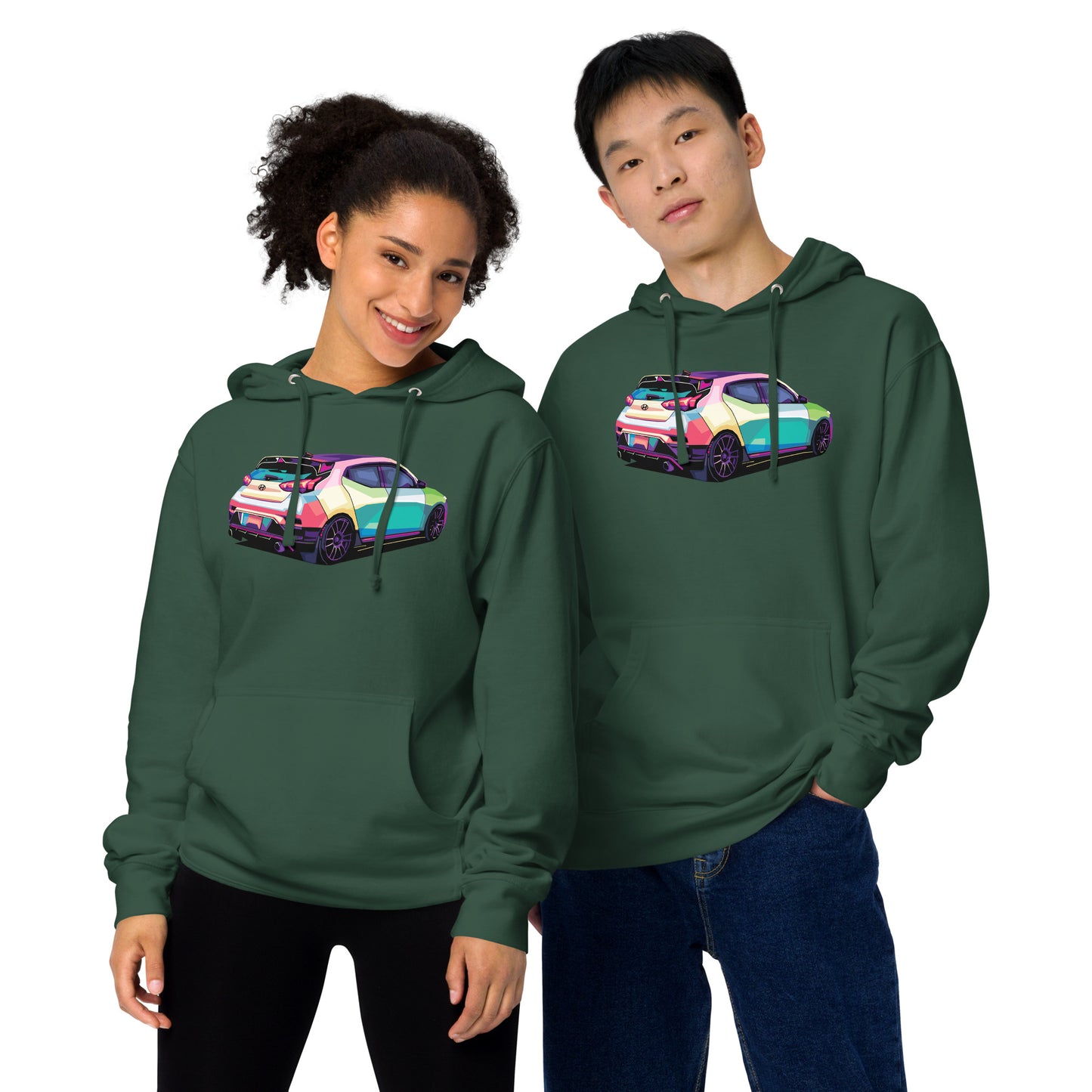 Limited Edition Unisex KDM Hoodie for Hyundai Veloster Enthusiasts