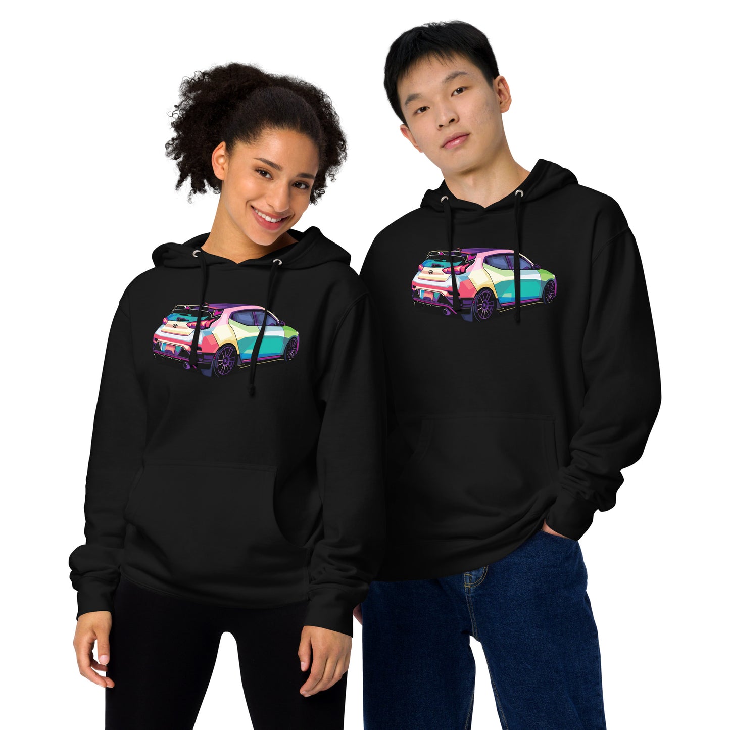 Limited Edition Unisex KDM Hoodie for Hyundai Veloster Enthusiasts