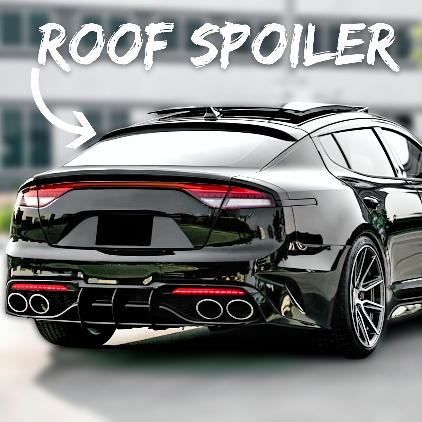 Roof Spoiler for Kia Stinger GT-Line & GT | Easy Installation with 3M Tape (Copy)