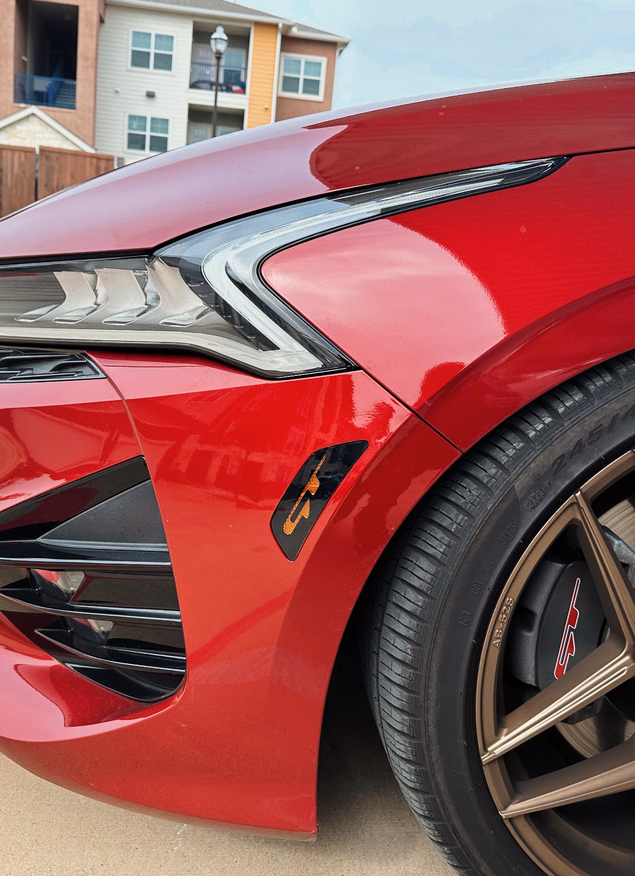 Kia K5 (2021-2024) Side Reflector Tint Cutout