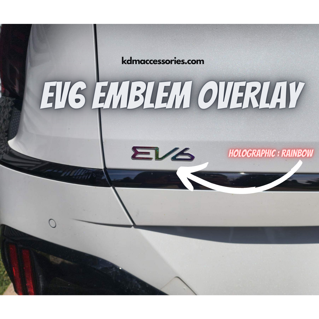 EV6 Emblem Overlay for Kia EV6 (2022-2023)