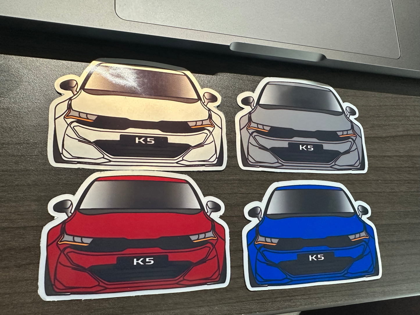K5 Front Stickers (Pack of 4)
